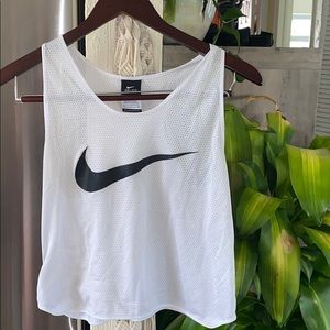 Nike • White Mesh Tank Top
